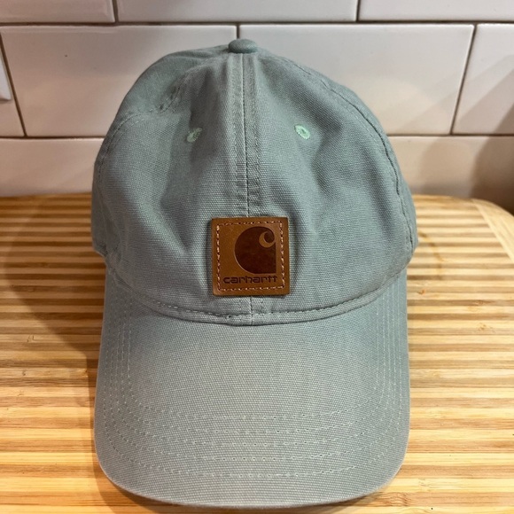 Carhartt Accessories - Carhartt Sage Green Cap with Logo Patch